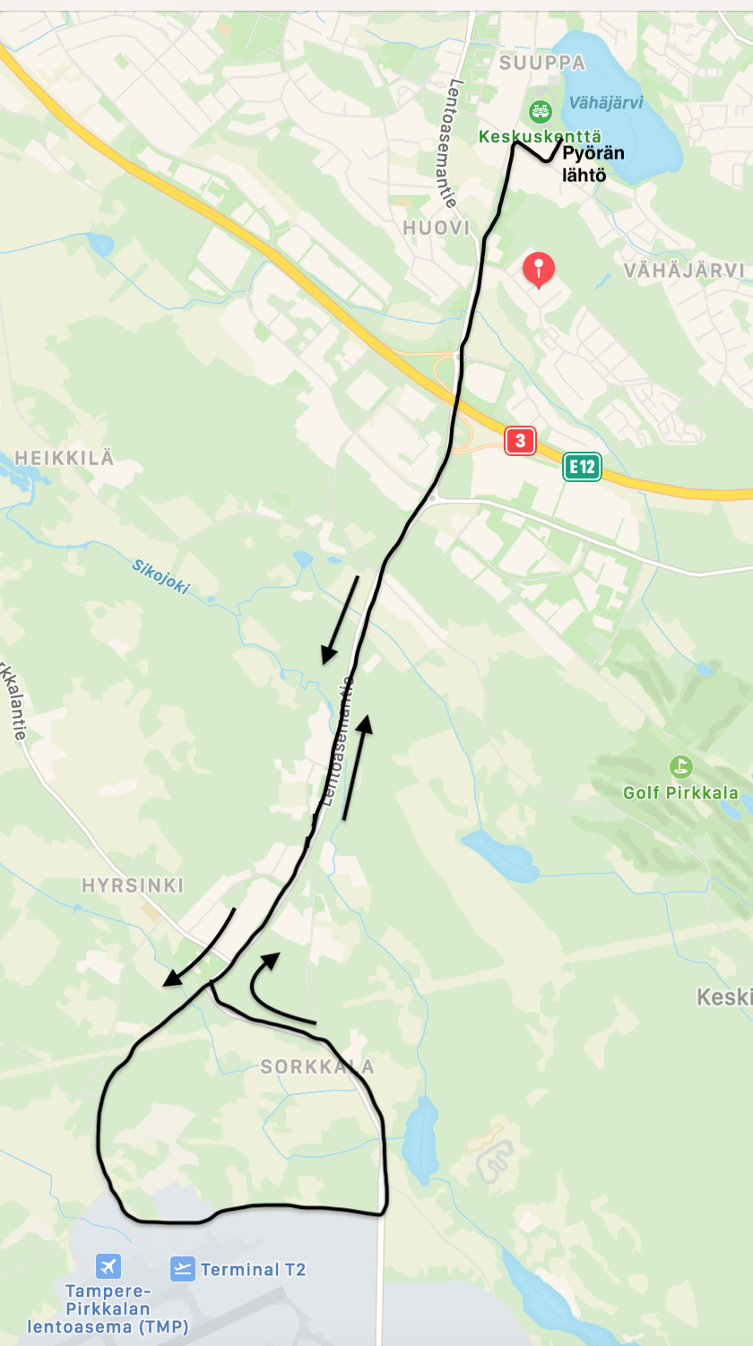 Pyöräreitti